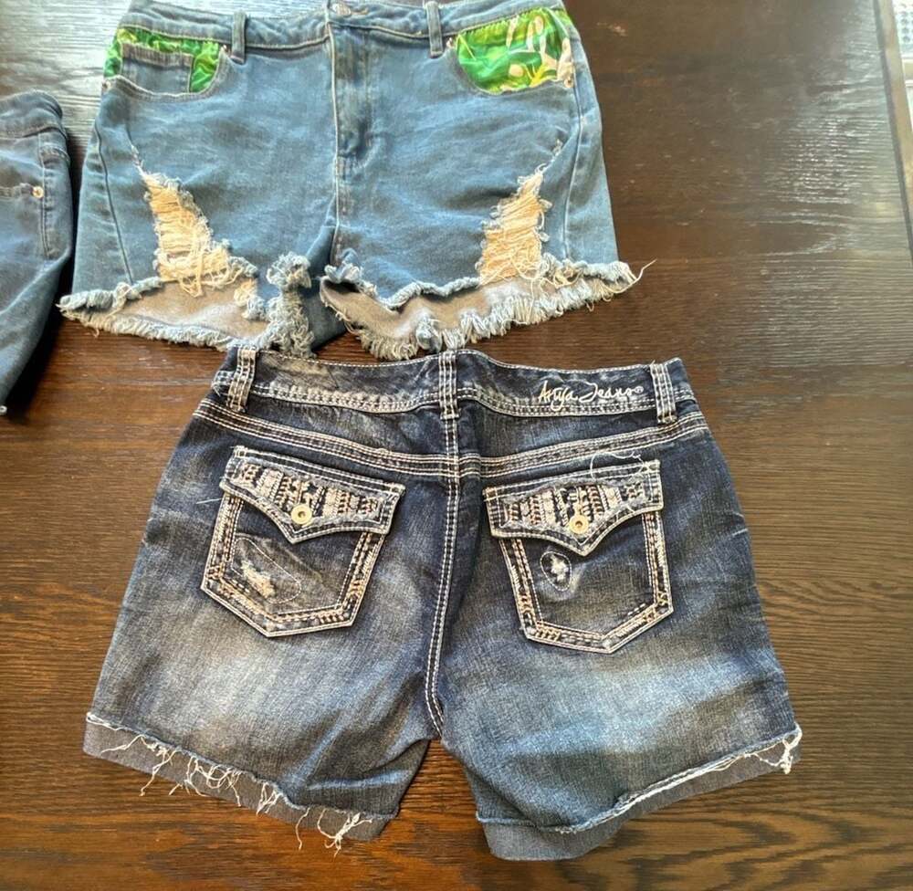 Bundle of 4 Women's Denim Shorts: Old Navy, Akira, Ariya Jeans, Denim Blvd - Picture 10 of 12